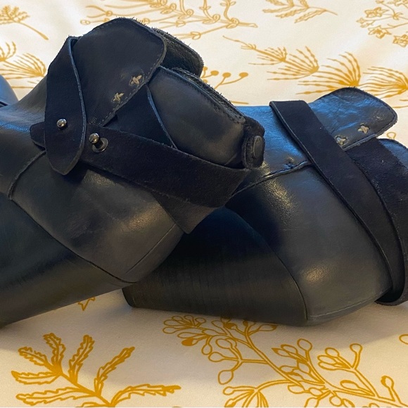 Anthropologie Rag & Bone Harrow navy ankle boots (37, 6.5) - Picture 8 of 12